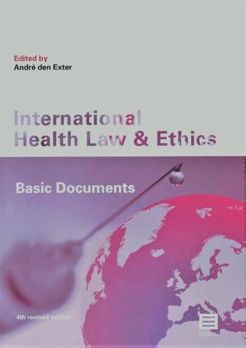 9789046609484 - International Health Law and Ethics