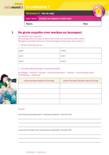 9789048606924 - Mundo 5 werkkatern 9 aan de slag!