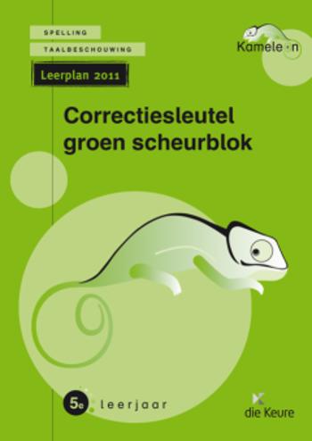 9789048610167 - Kameleon spelling 5 correctiesleutel scheurblok groen