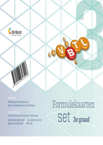9789048623426 - Van basis tot limiet formulekaarten wiskunde 3e graad