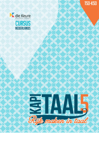 9789048624461 - Kapitaal 5 cursus nederlands tso/kso (incl taalklapper)