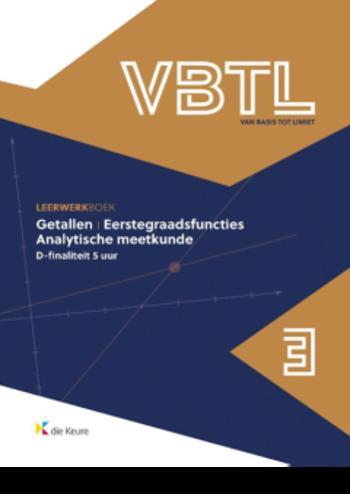 9789048640676 - VBTL 3 leerboek getallen & analytische meetkunde D 5 uur