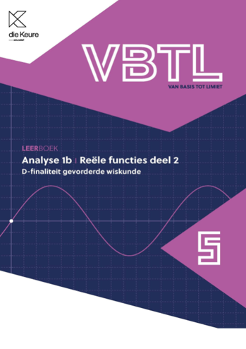 9789048646487 - VBTL 5 leerboek Analyse 1b reële functies