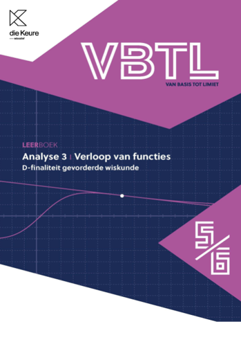 9789048646500 - VBTL 5/6 leerboek Analyse 3 Verloop van functies (D-Gevorderde wiskunde)