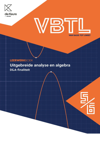 9789048646623 - VBTL 5/6 leerwerkboek Uitgebreide analyse & algebra