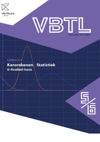 9789048647286 - VBTL 5/6 leerboek Kansrekenen & statistiek D-basis