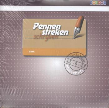 9789048736058 - Pennenstreken (2e editie) lijntjesschrift blokschrift 4,5-6-4,5 (set 5 ex)