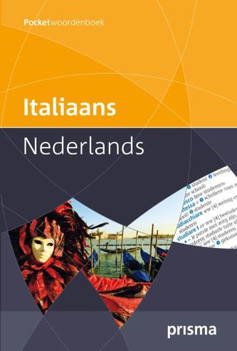 9789049100780 - Prisma pocketwoordenboek Italiaans-Nederlands