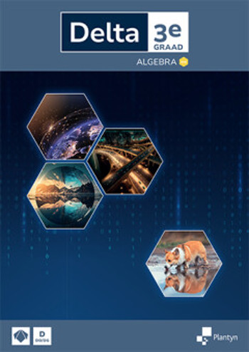 9789049711207 - Delta 3e graad Algebra leerboek Doorstroomfinaliteit economie (ed 2025)