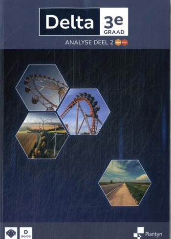 9789049711283 - Delta 3e graad Analyse leerboek 2 Doorstroomfinaliteit basis/stat+ (ed 2025)