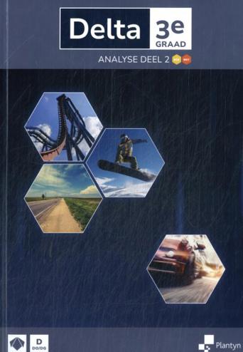 9789049711290 - Delta 3e graad Analyse leerboek 2 Doorstroomfinaliteit economie/wetenschappen (ed 2025)