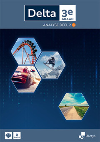 9789049711306 - Delta 3e graad Analyse leerboek deel 2 Doorstroomfinaliteit gevorderde wiskunde (ed 2025)