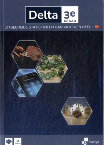 9789049711351 - Delta 3e graad Uitgebreide statistiek & kansrekenen leerboek dl 1 Doorstroomfinaliteit stat+ (ed 2025)