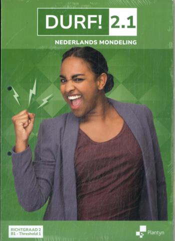 9789049711467 - Durf! 2.1 B1 Threshold 1 Mondeling en Schriftelijk leerwerkboeken (incl. app) (pakket)