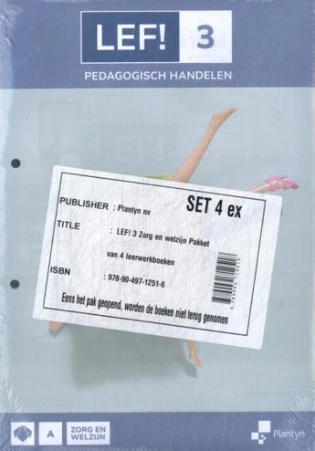9789049712518 - LEF! 3 Zorg en welzijn pakket van 4 leerwerkboeken (+ Scoodle)