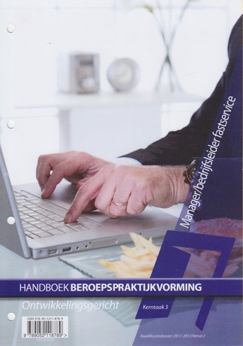 9789052118789 - Handboek bpv man/bedr.l fast owg kerntk 3 KD 2011-2012 v 2