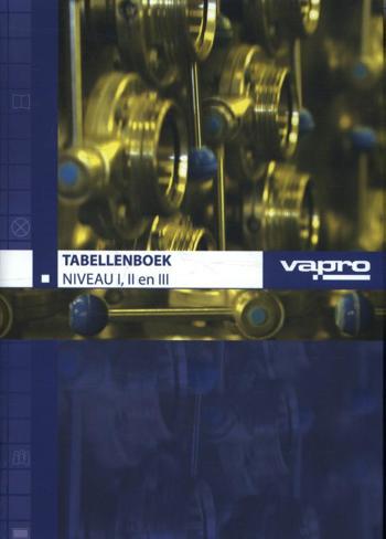 9789053010518 - Tabellenboek niveau 1, 2 en 3 (830125)