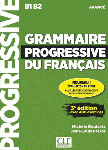 9789054511571 - Grammaire progressive du français  3e édition - niveau avancé livre + CD audio + appli-web