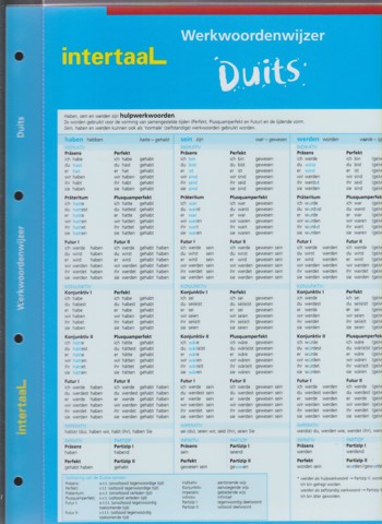 9789054516828 - Werkwoordenwijzer duits