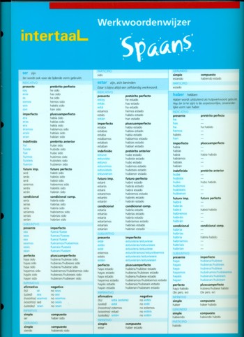 9789054516859 - Werkwoordenwijzer spaans