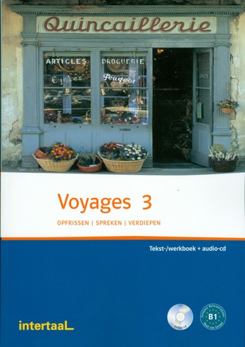 9789054517146 - Voyages 3 tekst-/werkboek + audio-cd