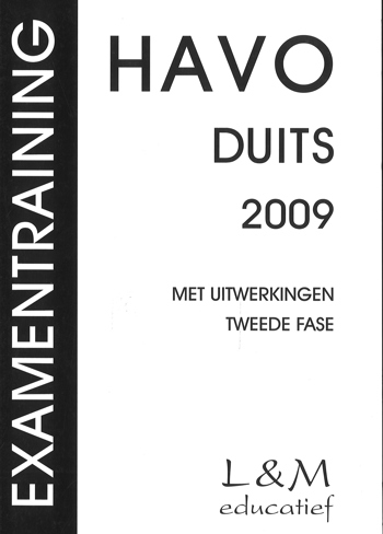 9789054892700 - Examentraining havo duits 2009