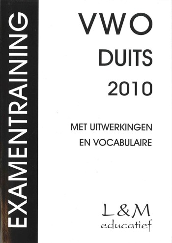 9789054892847 - Examentraining vwo duits 2010