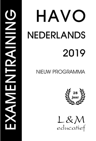 9789054894131 - Examentraining havo nederlands 2019