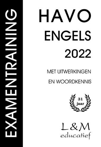 9789054894346 - Examentraining havo engels 2022