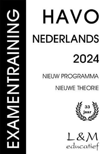 9789054894490 - Examentraining havo nederlands 2024