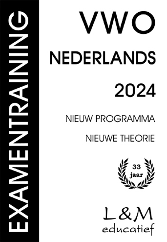 9789054894506 - Examentraining vwo nederlands 2024