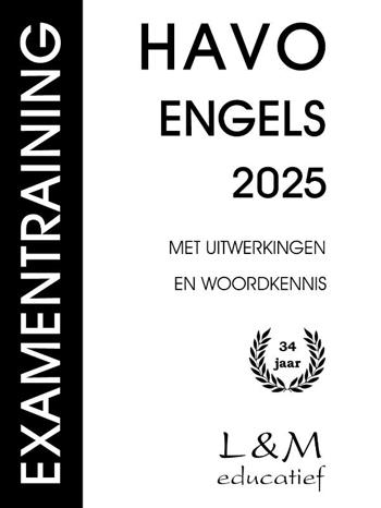 9789054894520 - Examentraining havo Engels 2025