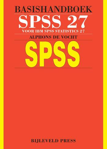 9789055482771 - Basishandboek SPSS 27: voor IBM SPSS Statistics 27