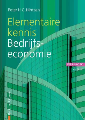 9789057522574 - Elementaire kennis bedrijfseconomie werkboek
