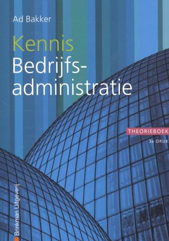 9789057522598 - Kennis bedrijfsadministratie theorieboek