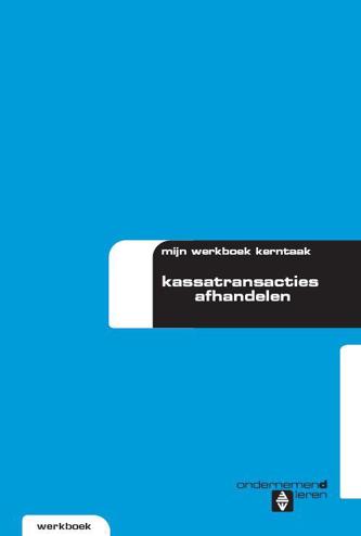 9789057843730 - Kassatransacties afhandelen werkboek