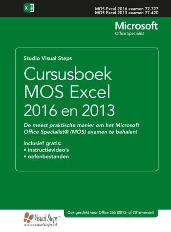 9789059055827 - Cursusboek MOS Excel 2016 en 2013