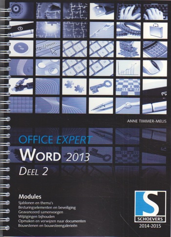 9789059064584 - Schoevers MOS Expert Word 2013 deel 2