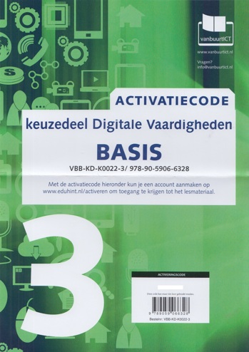 9789059066328 - (ECK) Keuzedeel Digitale Vaardigheden BASIS - 3 modules
