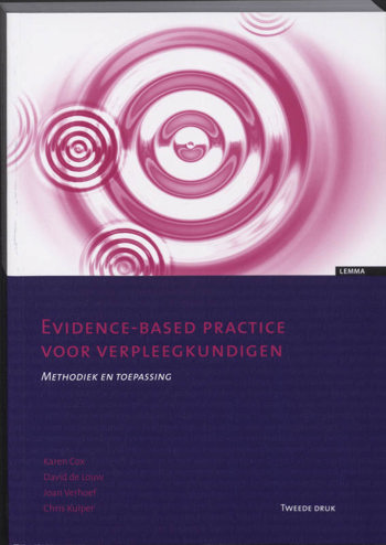 9789059312265 - Evidence-based practice voor verpleegkundigen