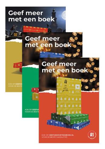 9789059650800 - Pakket Affiches Sinterklaas en Kerst 2022 Mét een leuk kaartje waar de gever iets persoonlijks op kan schrijven