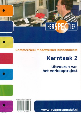 9789059756403 - Perspectief comm med binnendienst kerntaak 2 opdr+theorie