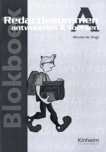 9789060526316 - Blokboek redactiesommen a antwoorden & toetsen