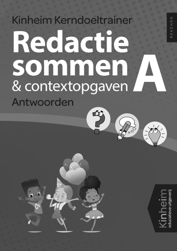 9789060527009 - Kerndoeltrainer Redactiesommen & Contextopgaven A antwoorden