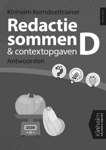 9789060527030 - Kerndoeltrainer Redactiesommen & Contextopgaven D antwoorden