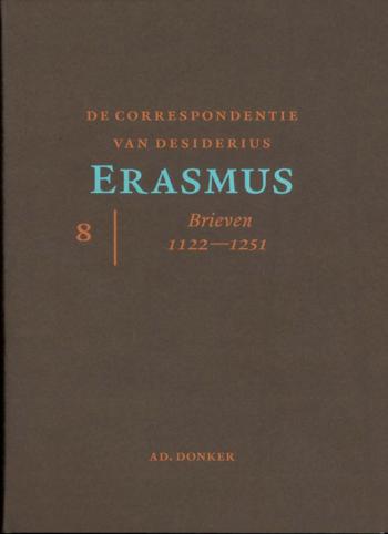 9789061006541 - De correspondentie van desiderius erasmus 8 brieven 1122 - 1251