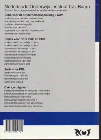9789063552701 - Calculaties in de praktijk 2