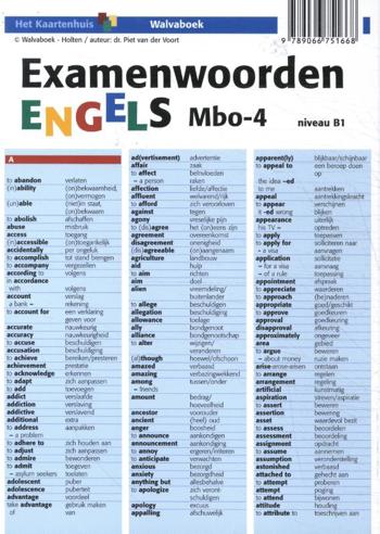 9789066751668 - Examenwoorden Engels mbo-4