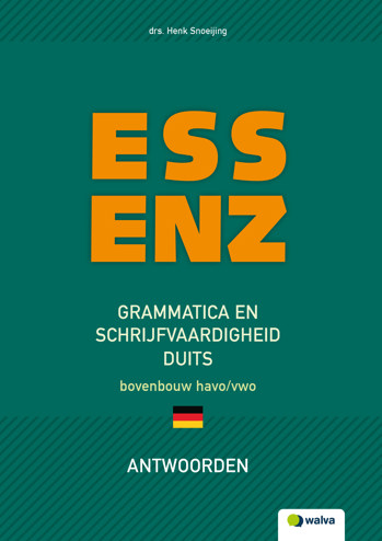 9789066752979 - Essenz antwoordenboekje bovenbouw havo/vwo