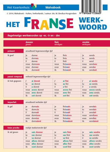 9789066753860 - Het franse werkwoord kaart